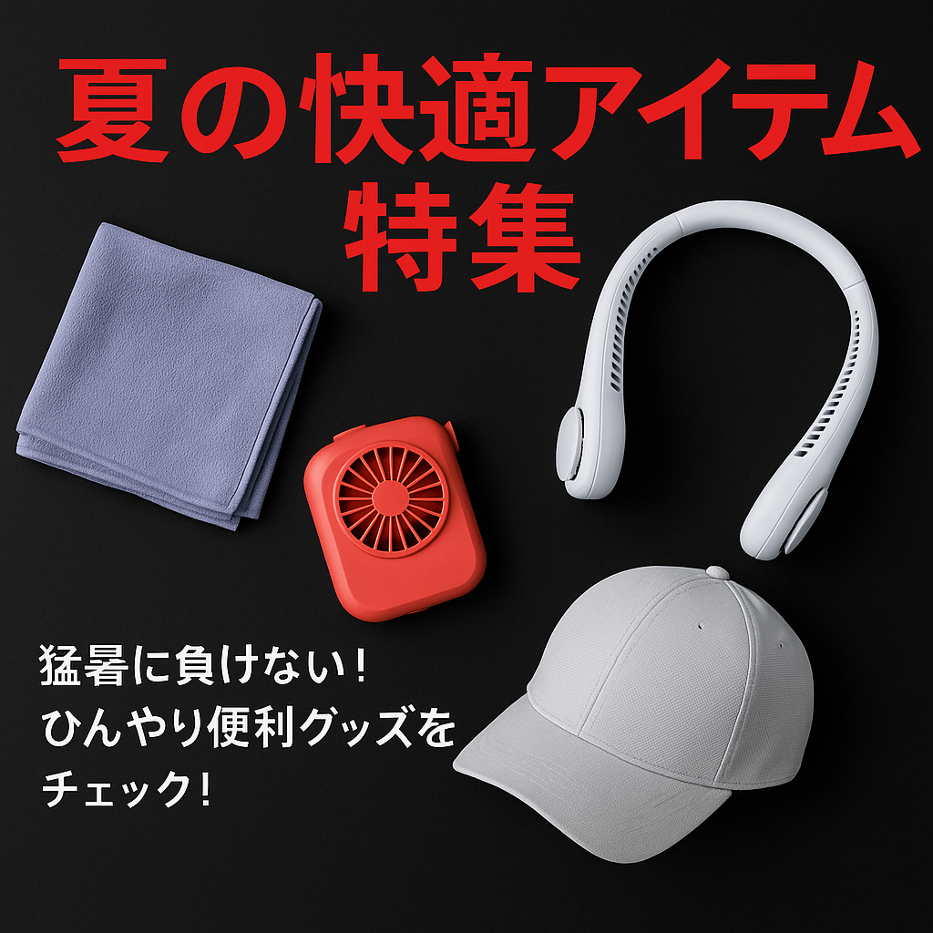 夏の快適アイテム特集
