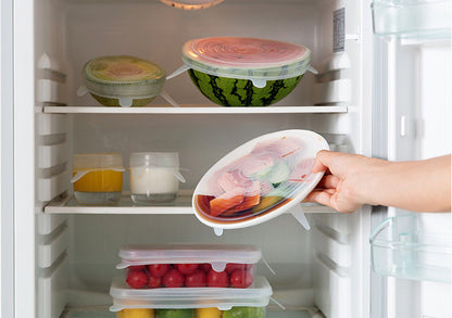 NittaGO™ ぴったり密閉！繰り返し使えるシリコンカバー6点セット – 食材の鮮度を長持ち！