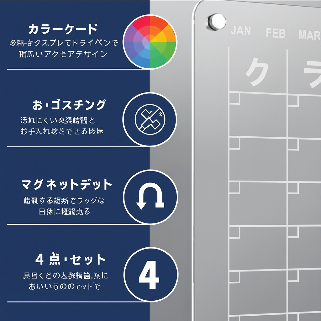 NittaGo™ 高級アクリルマグネットプランナー