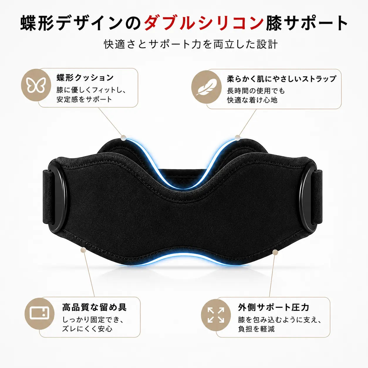 膝・膝蓋骨サポーター