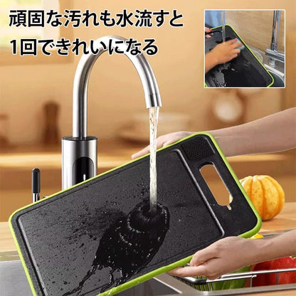 4in1まな板｜切る・研ぐ・おろす・解凍